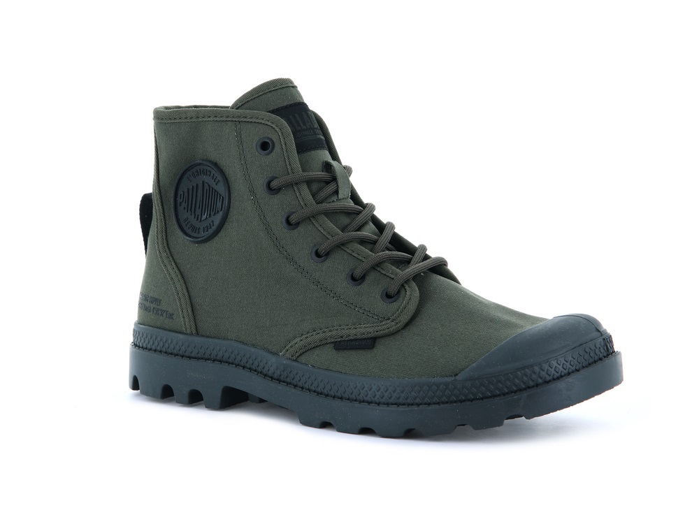 Botas Palladium PAMPA HI HTG SUPPLY Hombre Verde Oliva | Costa Rica-25906